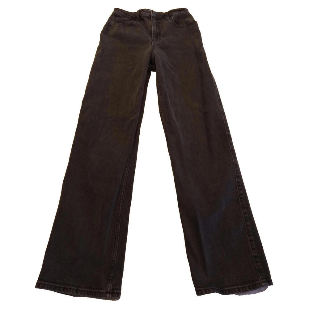 Hollister Ultra High Rise Dad Jeans Women's 26W Black Washed  Stretch 3L/2L